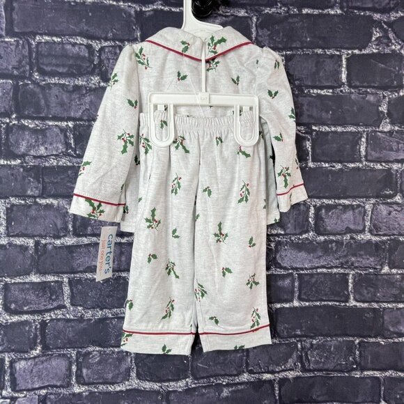 Carter's Just One You 12 Month 2-piece Pajama Set Mistletoe - Picture 10 of 14